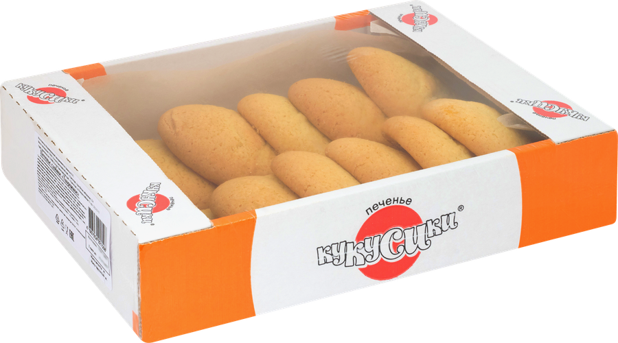 Печенье сдобное КУКУСИКИ Творожное, 400г, предпросмотр