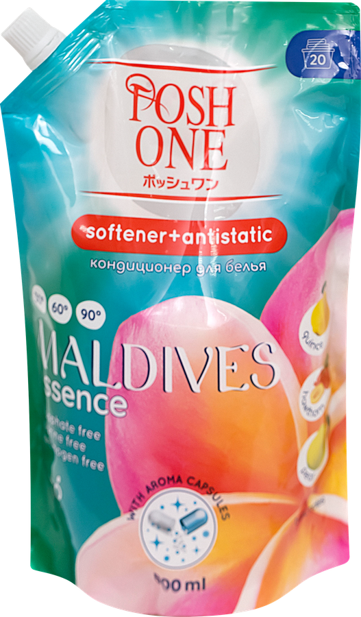 Кондиционер для белья POSH ONE Maldives Essence для шерсти, смешанных тканей, 2л, предпросмотр