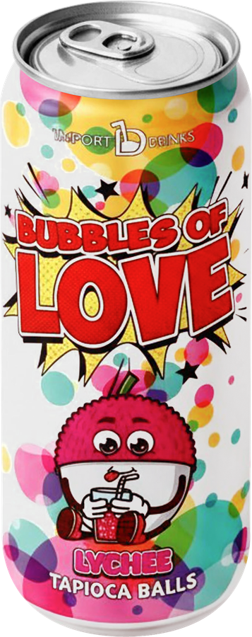 Напиток BUBBLES OFF LOVE Чайный напиток со вкусом личи с желейными шариками негазированный, 0.32л, предпросмотр