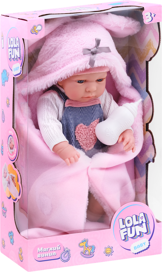 Набор игровой LOLAFUN Пупс 40см, с одеялом, Арт. YL2316D-F, предпросмотр