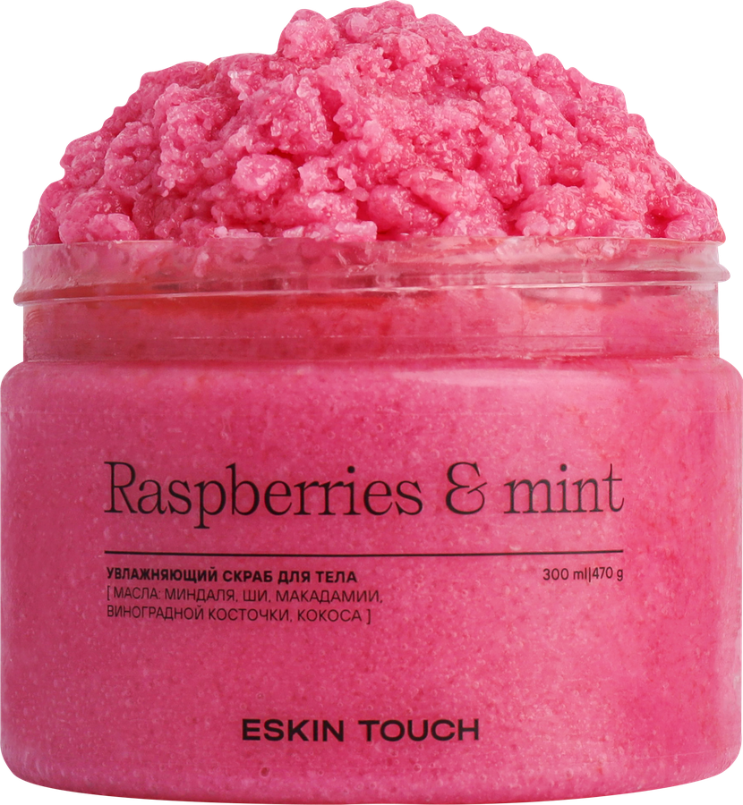 Скраб для тела ESKIN TOUCH Малина и мята, 300мл, превью