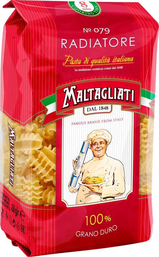 Макароны MALTAGLIATI Радиаторе №079, 450г, предпросмотр