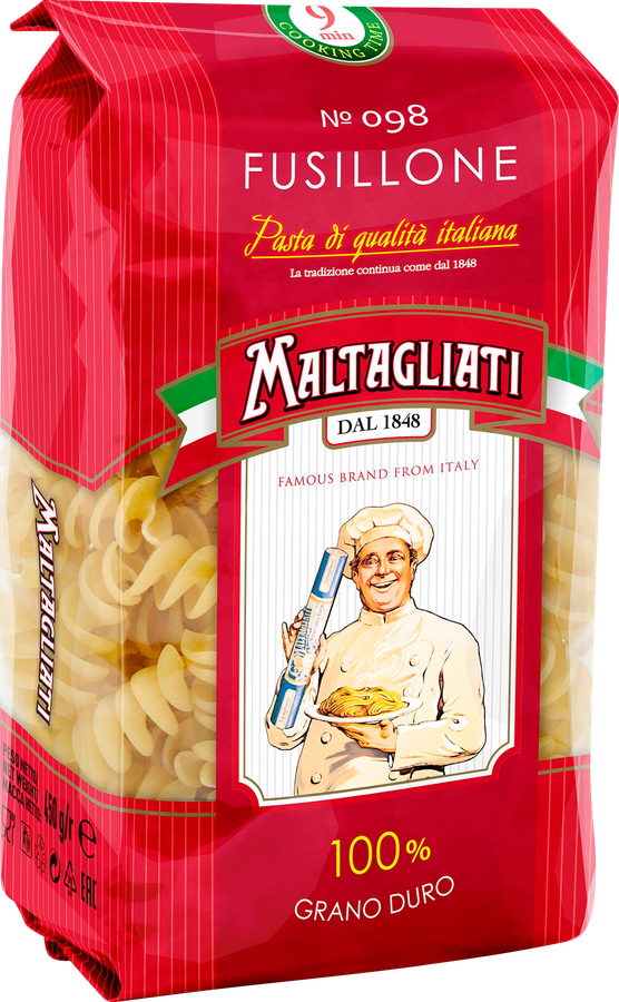 Макароны MALTAGLIATI Фузилоне №098, 450г, превью