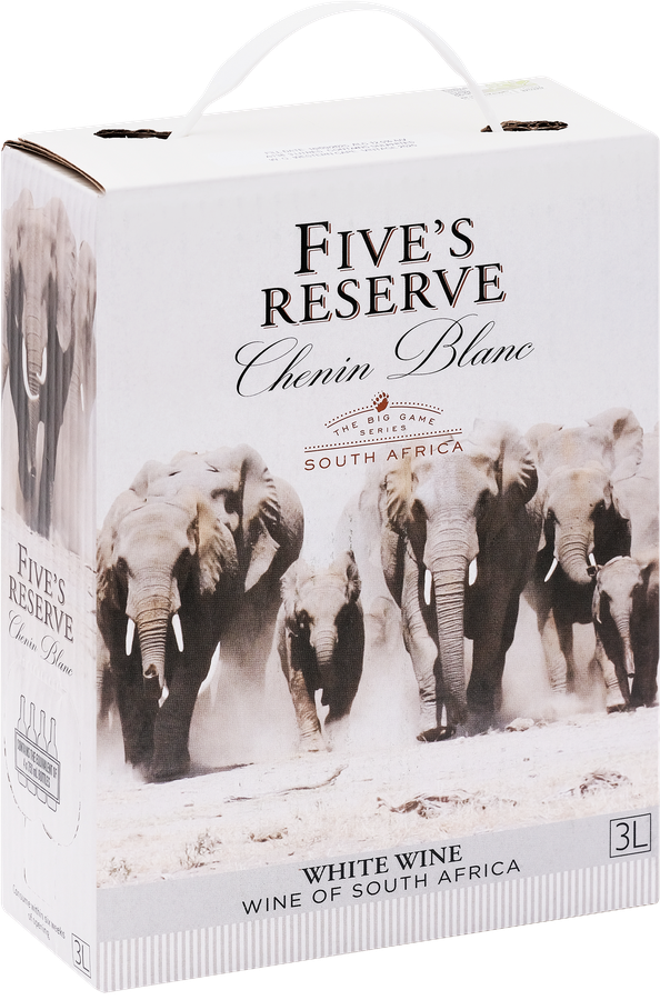 Вино FIVES RESERVE Сhenin Blanc белое сухое, 3л, превью