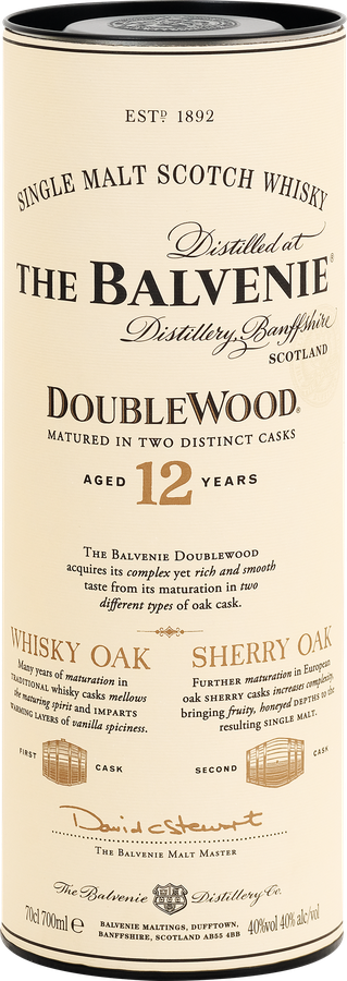 Виски BALVENIE DOUBLE WOOD Шотландский односолодовый 12 лет 40%, п/у, 0.7л, превью