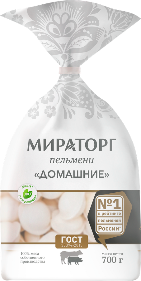 Пельмени МИРАТОРГ Домашние, 700г, предпросмотр