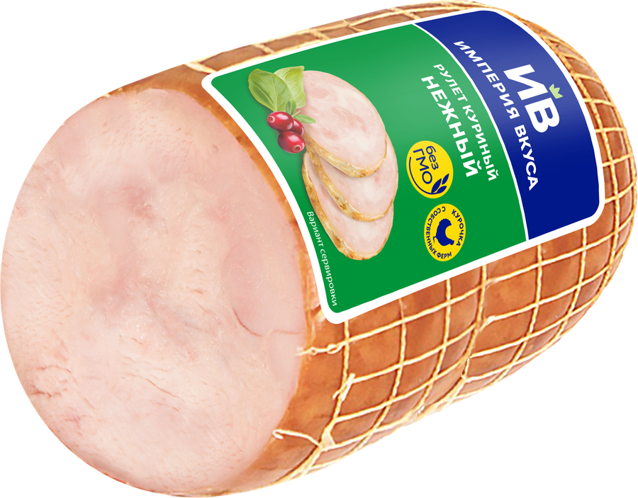 Рулет копченый ИМПЕРИЯ ВКУСА Нежный куриный, 400г, предпросмотр