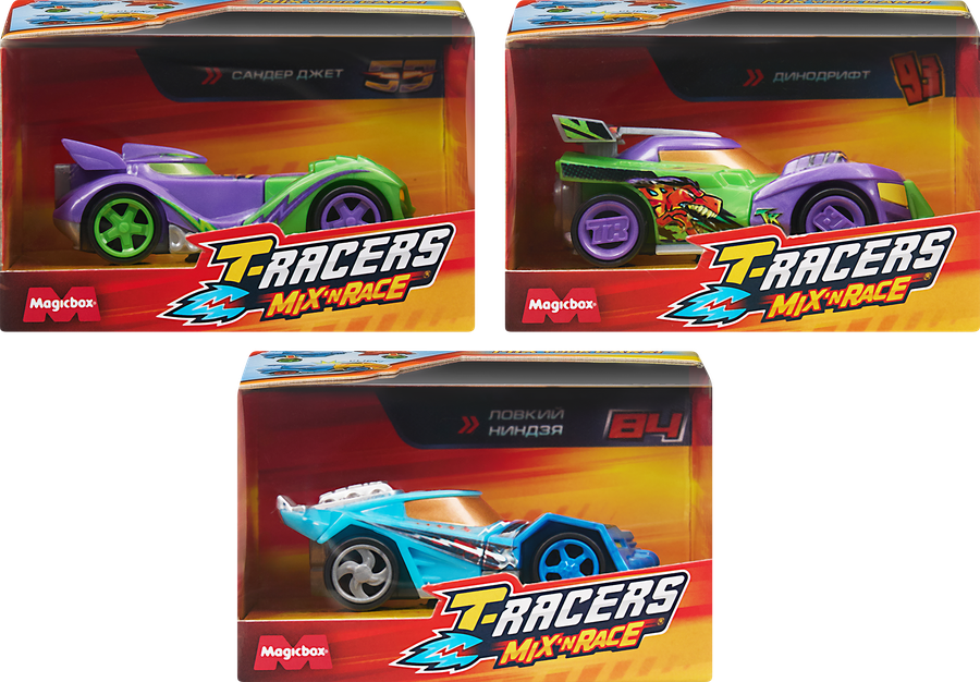 Игрушка T-RACERS Mix'N Race Машинка разборная со сменными деталями, в ассортименте, превью