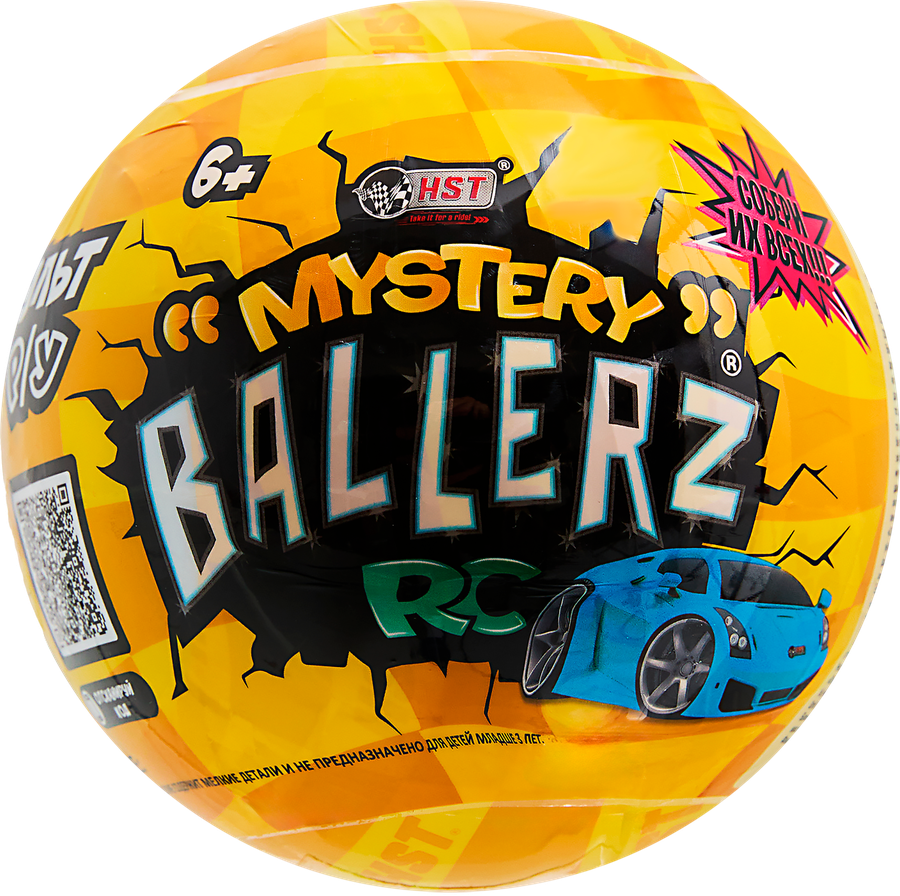 Игрушка-сюрприз MYSTERY BALLERZ Мини-машинка на радиоуправлении, Арт. BZ-P01, превью