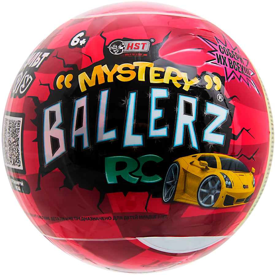 Игрушка-сюрприз MYSTERY BALLERZ Мини-машинка на радиоуправлении, Арт. BZ-P01, предпросмотр