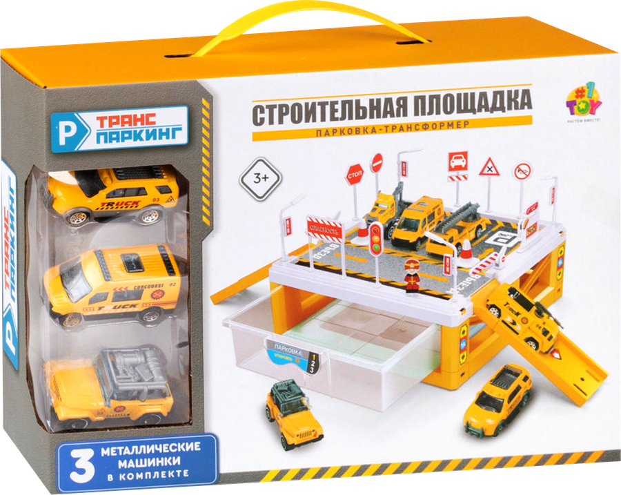 Набор игровой 1TOY Транспаркинг, в ассортименте, предпросмотр