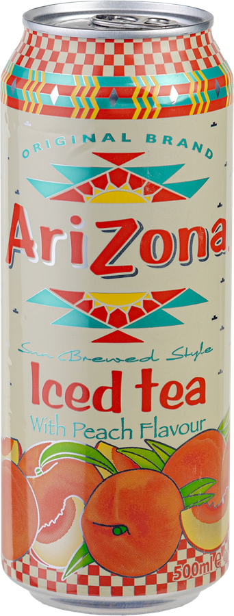 Напиток ARIZONA Черный чай со вкусом персика негазированный, 0.5л, предпросмотр