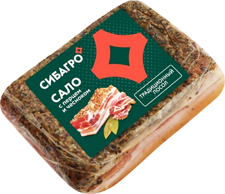 Сало СИБАГРО с перцем и чесноком, 300г, предпросмотр