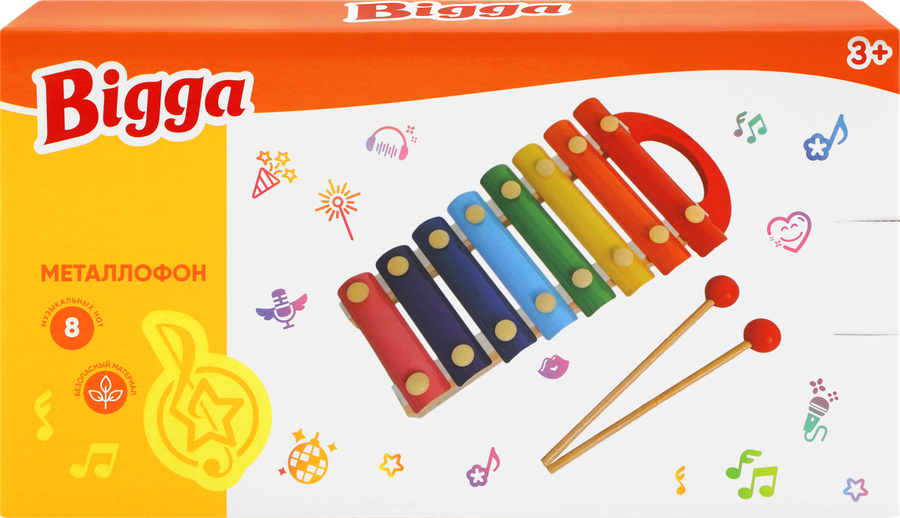 Игрушка BIGGA Металлофон, Арт. YJ080250122, превью