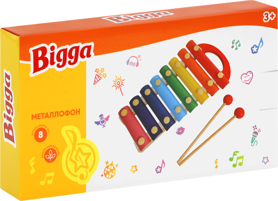 Игрушка BIGGA Металлофон, Арт. YJ080250122, превью