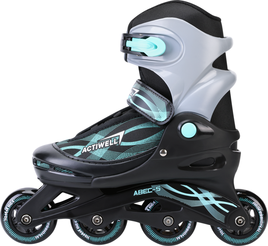 Коньки роликовые раздвижные ACTIWELL р. 34–37, Арт. PW-117, предпросмотр