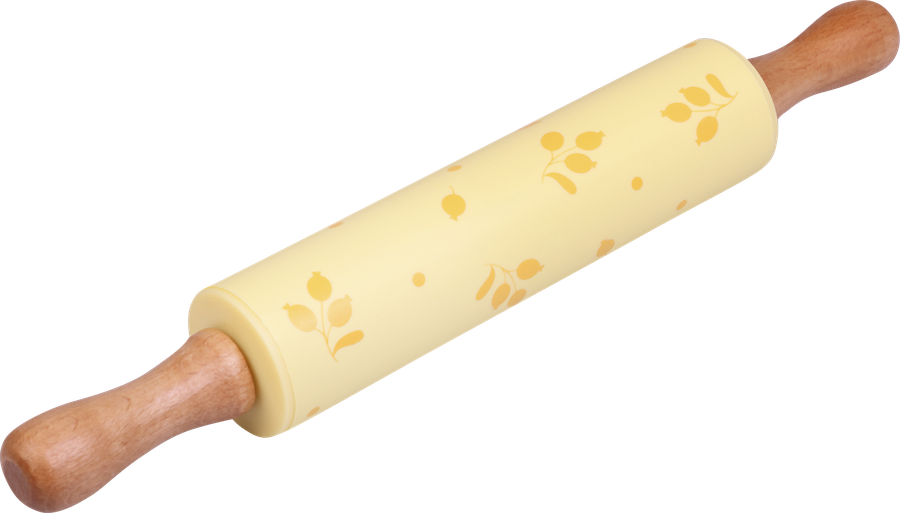 Скалка HOMECLUB Масленица 31см, силикон, дерево, Арт. FO-S4, превью