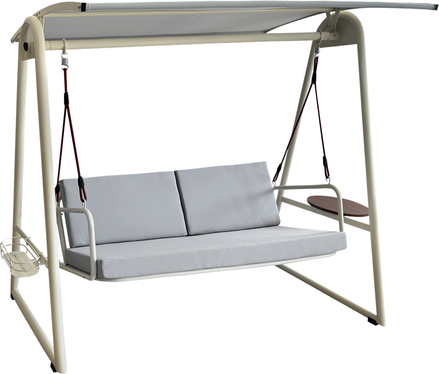 Качели 3-х местные GIARDINO CLUB 205х110х178см, с подставкой, Арт.HS-LT-A, предпросмотр