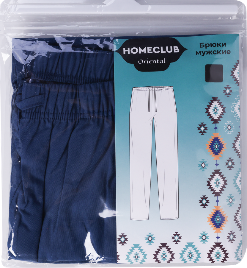 Брюки мужские HOMECLUB синие, Арт. L25108-02, предпросмотр