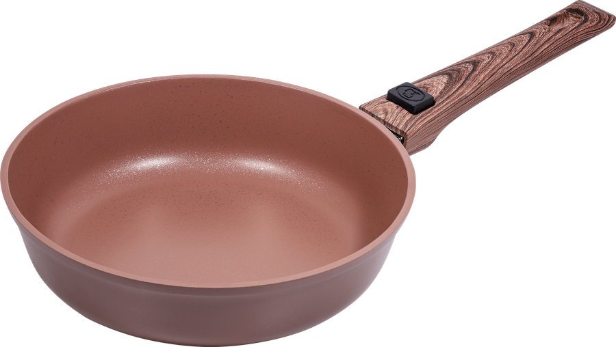 Набор сковород HOPPS Caramel Charm 22см+26см+съемная ручка, литые, с антипригарным покрытием, Арт. HP-22-26, превью