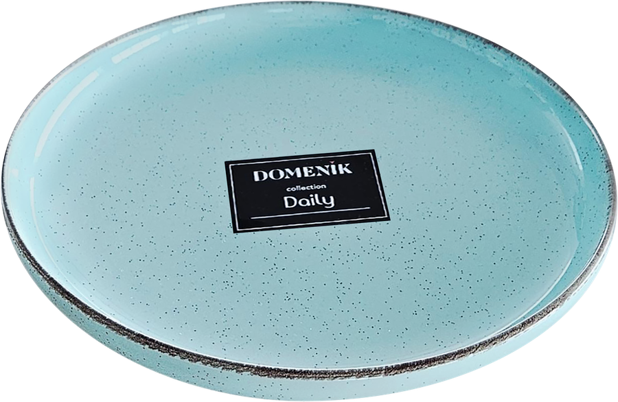 Тарелка десертная DOMENIK Daily 19см, бирюзовый, керамика, Арт. DMD102, предпросмотр