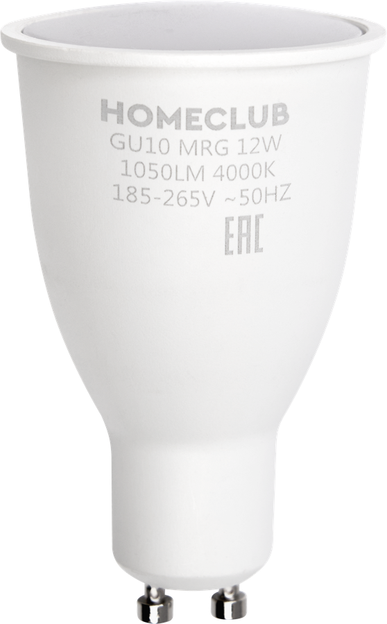Лампа светодиодная HOMECLUB софит 12Вт GU10 нейтральный, Арт. LED-MRG-12GU1040, превью