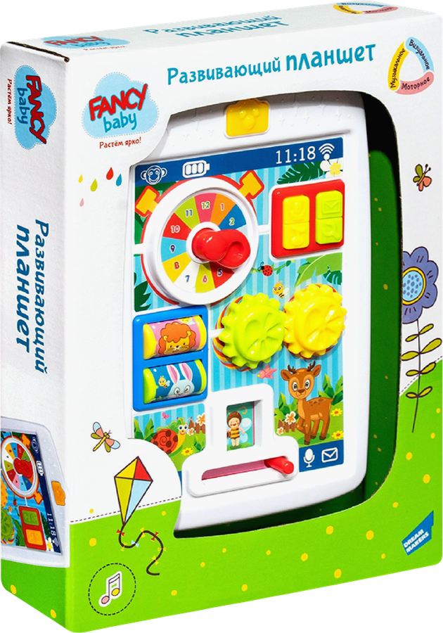 Игрушка музыкальная развивающая FANCY BABY Игровой планшет, Арт. 65080, превью