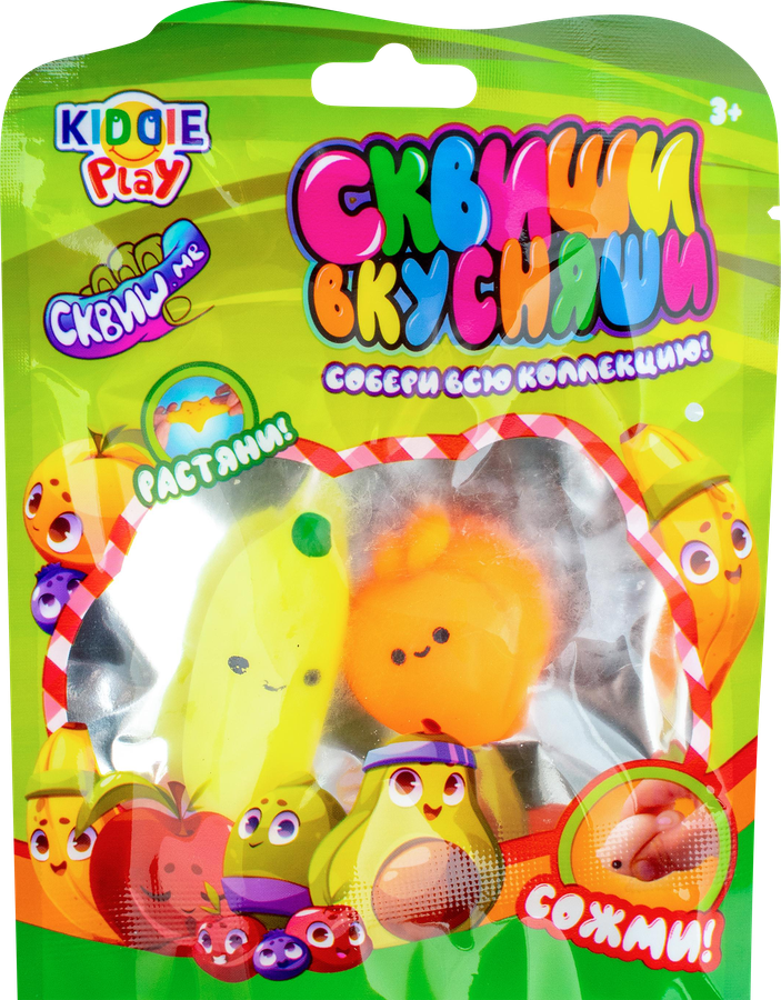 Игрушка KIDDIEPLAY Мини-сквиши Еда, Арт. 32777, 32778, 2шт, предпросмотр