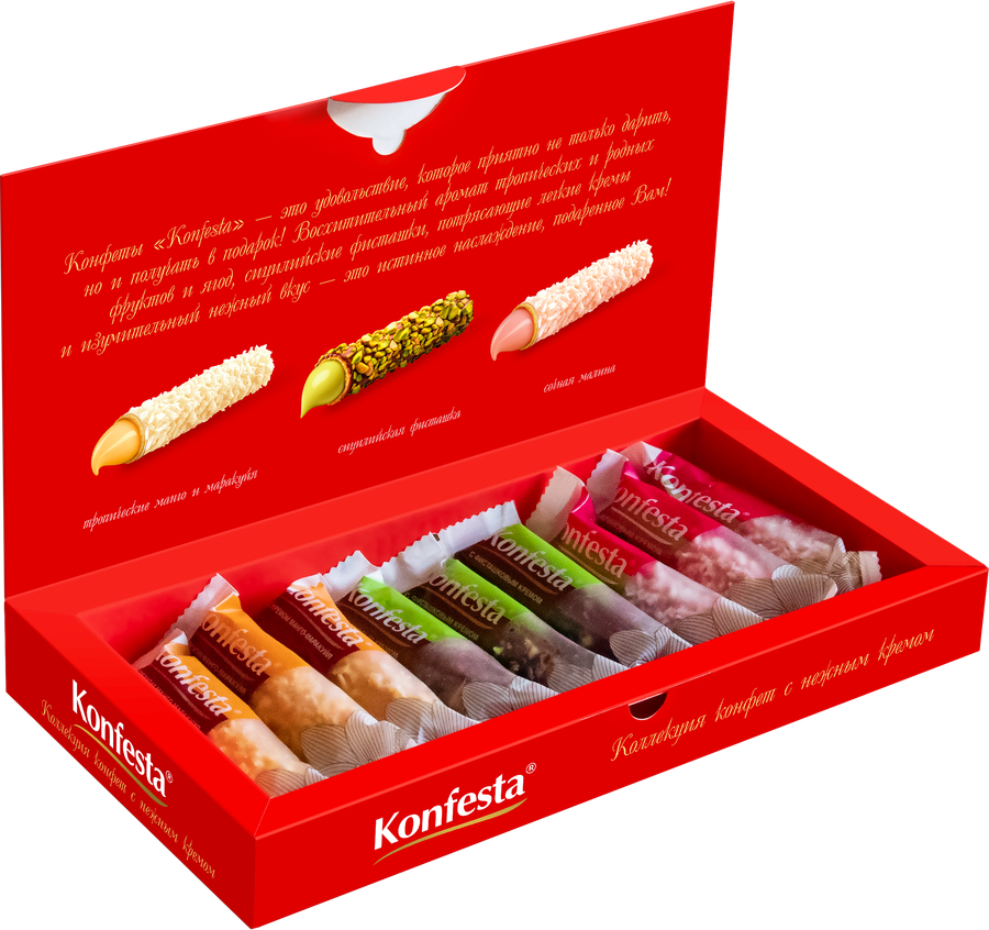Конфеты KONFESTA Ассорти глазированные, 150г, превью