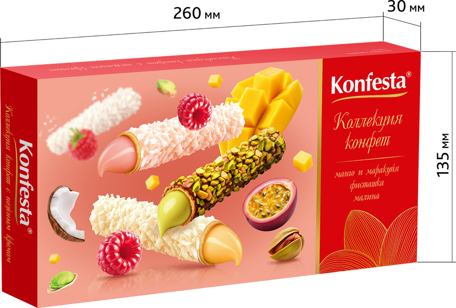 Конфеты KONFESTA Ассорти глазированные, 150г, предпросмотр
