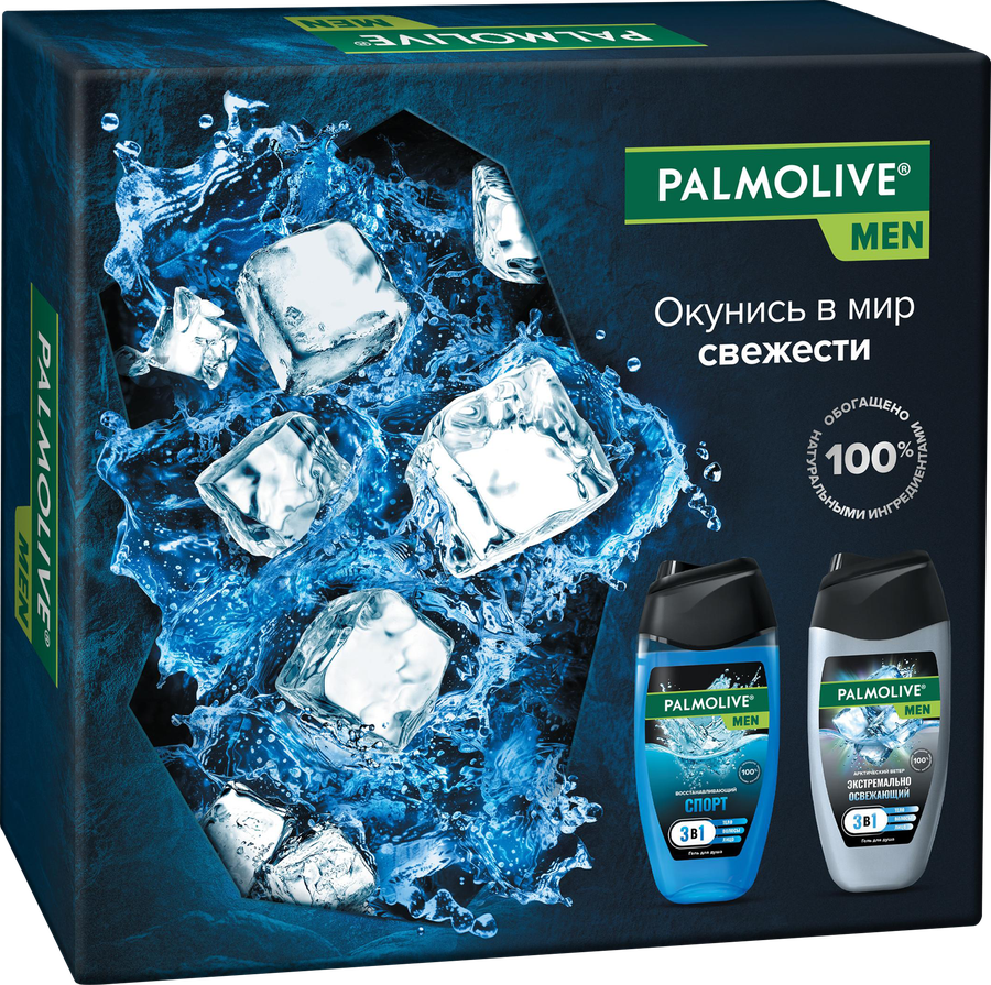 Набор подарочный PALMOLIVE Men Спорт и Арктический ветер, 500мл, превью