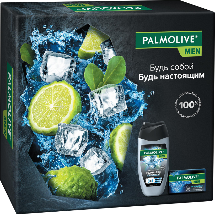Набор подарочный PALMOLIVE Men Арктический ветер и Северный океан, 340мл, предпросмотр