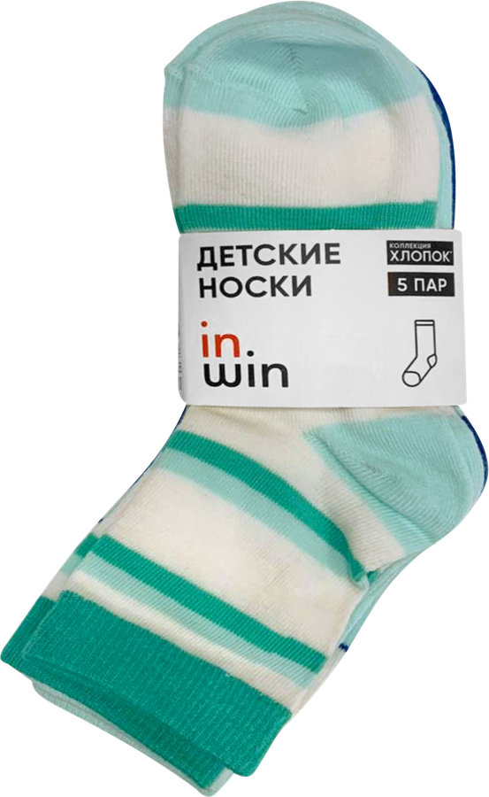 Носки детские INWIN Капибары р. 14–22, Арт. IN5capyb, 5пар, превью