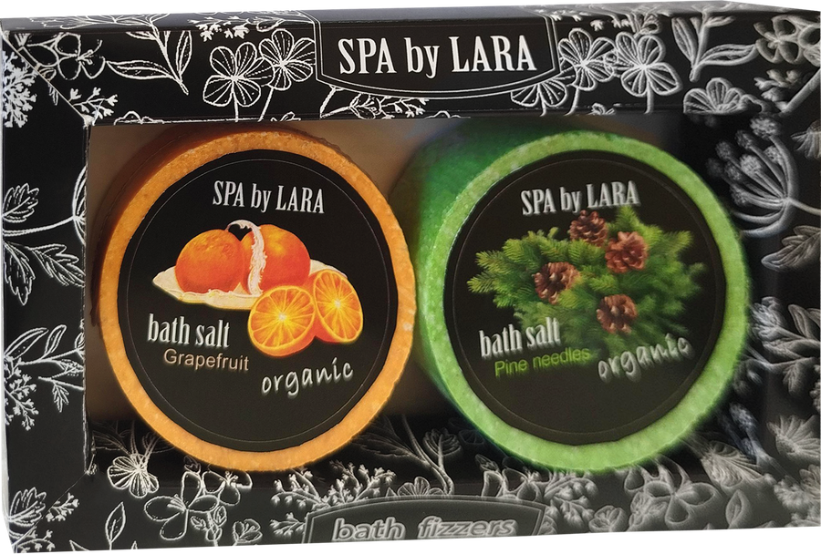Набор подарочный SPA BY LARA Соль шипучая для ванн, 160г, предпросмотр