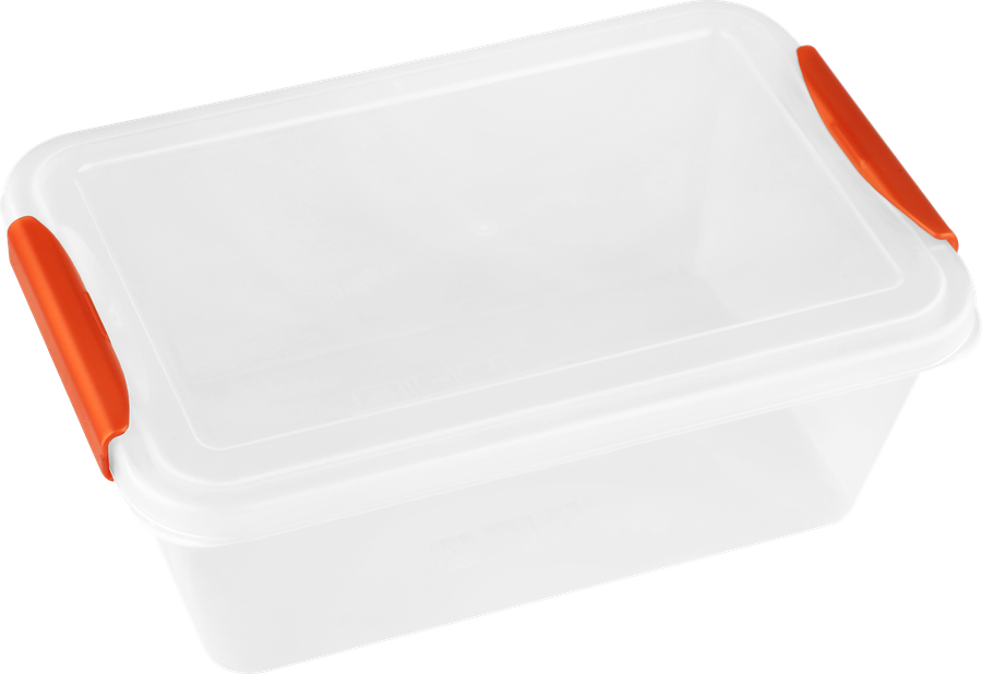 Контейнер для продуктов PLAST TEAM Helsinki, с защелками, прямоугольный, натуральный, 1л, Арт. PT5012/ЛНАТ-16, превью