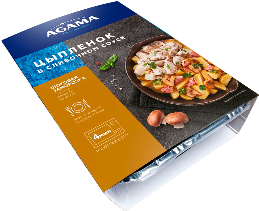 Цыпленок AGAMA в сливочном соусе, 250г, предпросмотр