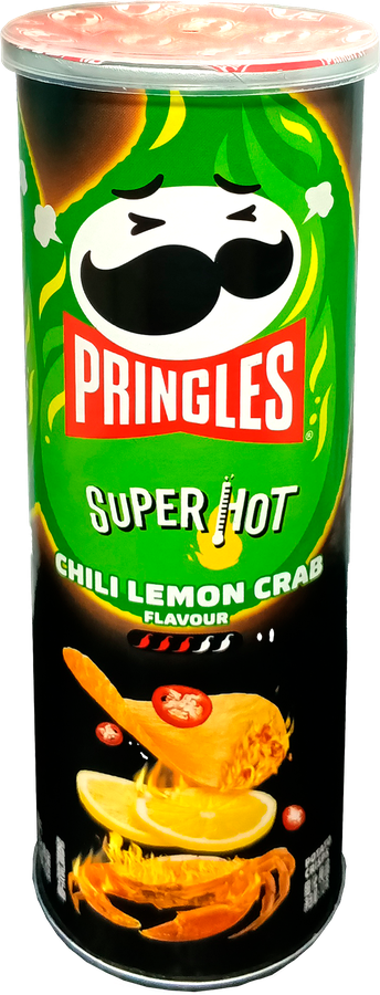 Чипсы картофельные PRINGLES Острый лимон и краб, 110г, предпросмотр