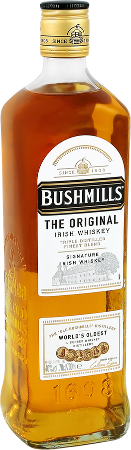 Виски BUSHMILLS Ориджинал Ирландский купажированный 40%, п/у, 0.7л, предпросмотр