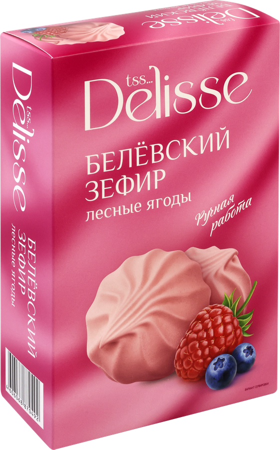 Зефир DELISSE Белевский старые традиции, лесные ягоды, 250г, предпросмотр