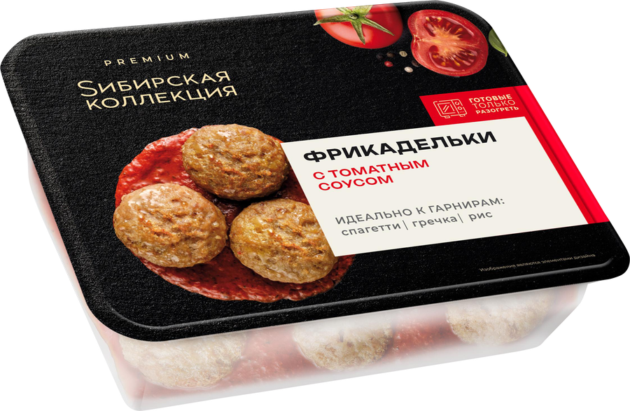 Фрикадельки SИБИРСКАЯ КОЛЛЕКЦИЯ с томатным соусом, 300г, предпросмотр