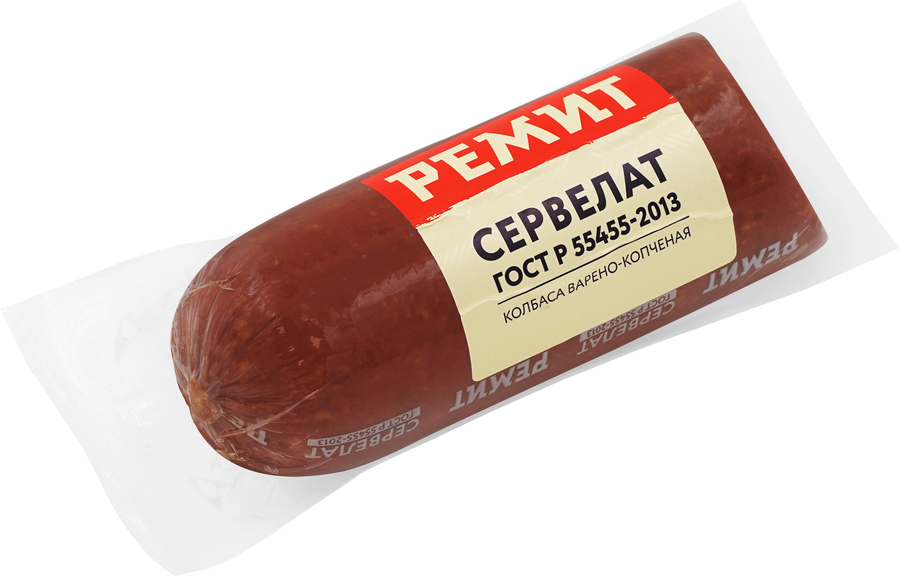 Колбаса копчено-вареная РЕМИТ Сервелат ГОСТ весовая, превью