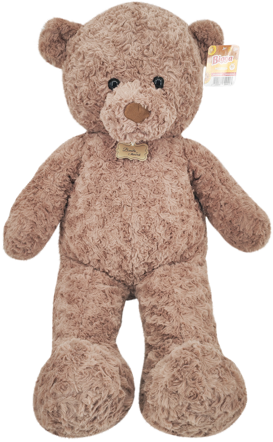 Игрушка мягкая BIGGA Медведь, коричневый, 80см, Арт. CW25A-087-80CM, предпросмотр