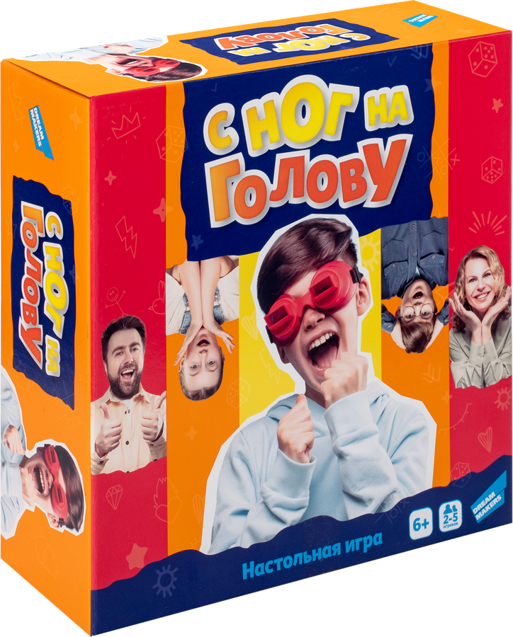 Игра настольная DREAM MAKERS-BOARD GAMES С ног на голову, Арт. 2505C, превью