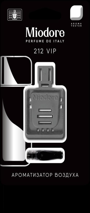 Ароматизатор автомобильный MIODORE The bottle, в ассортименте, 3D-polymer, предпросмотр