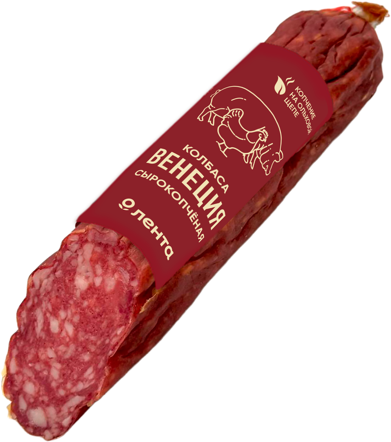 Колбаса сырокопченая ЛЕНТА Венеция, 200г, предпросмотр