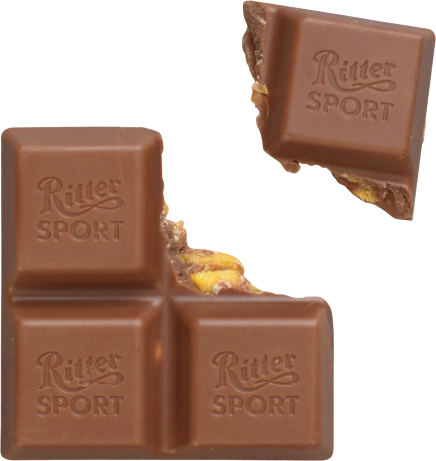 Шоколад молочный RITTER SPORT Имбирное печенье с какао-кремом, 100г, предпросмотр
