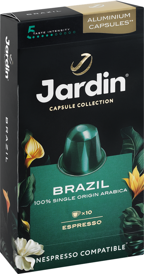 Кофе молотый в капсулах JARDIN Бразилия, 10кап, превью
