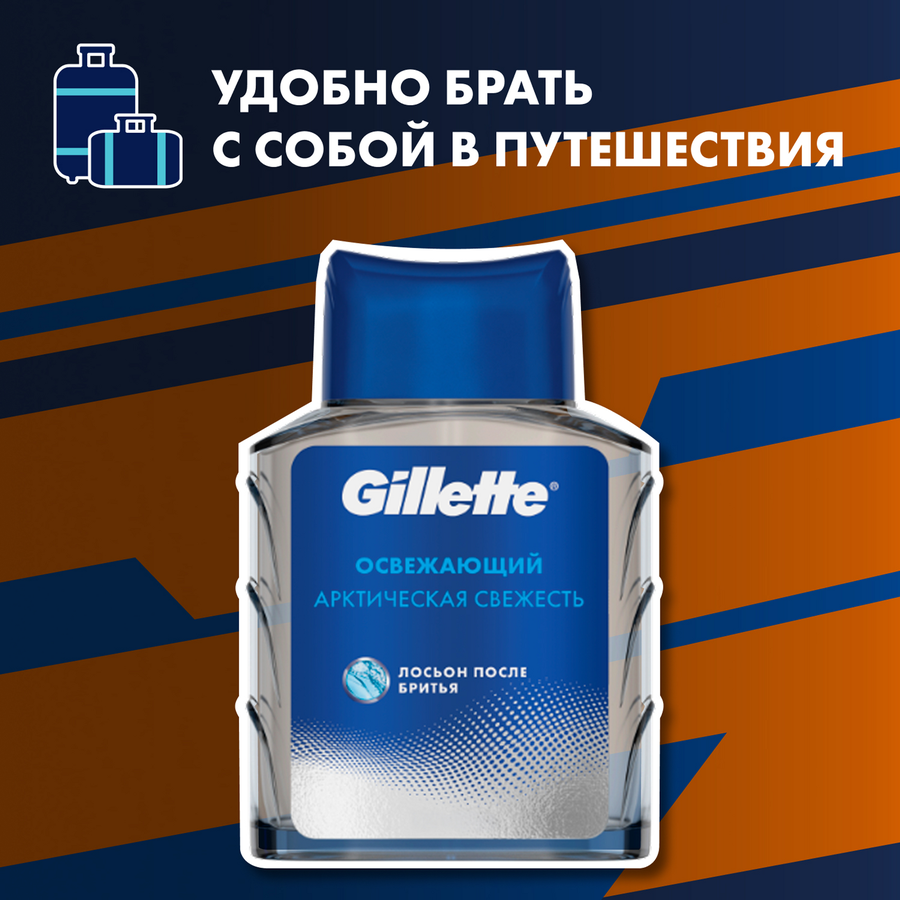 Набор подарочный GILLETTE Бритва Fusion c 1 сменной кассетой+Лосьон Освежающий, 50мл, предпросмотр
