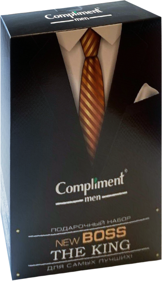 Набор косметический COMPLIMENT Men New Boss The King Шампунь, 250мл+Гель для душа, 250мл, превью