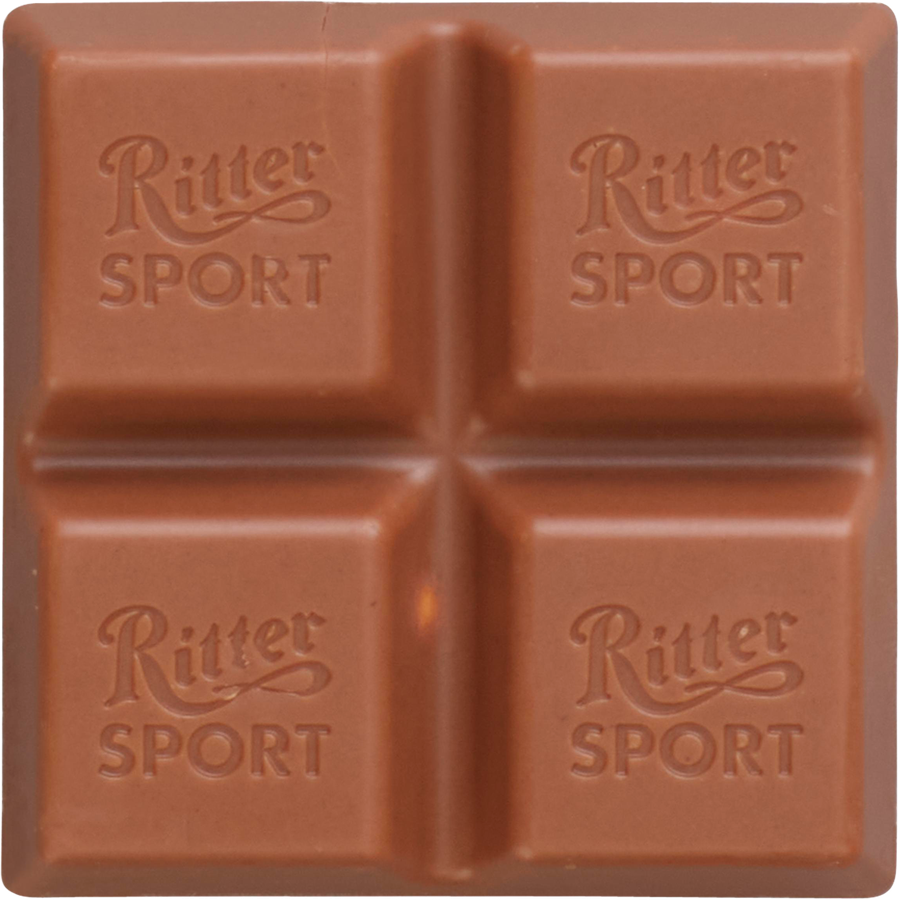 Шоколад молочный RITTER SPORT вафля и ореховый крем, 100г, предпросмотр